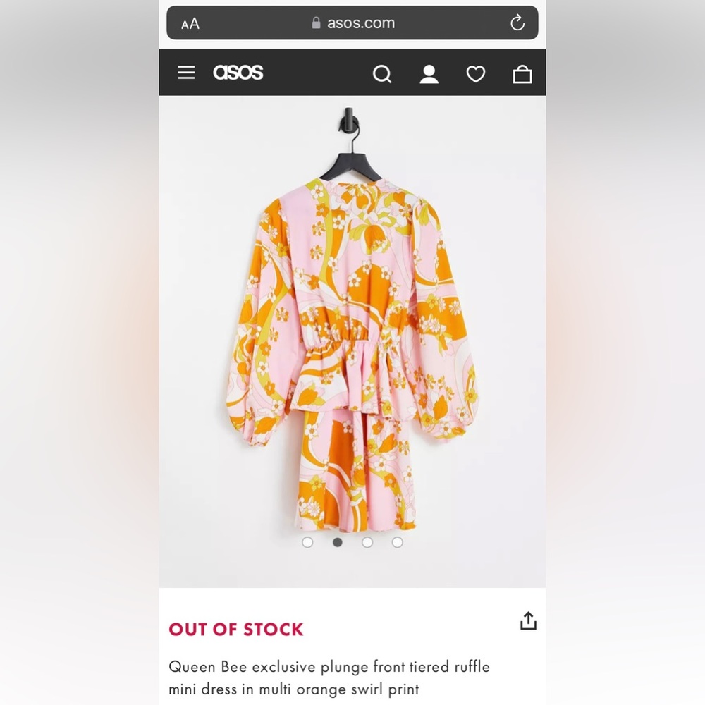 NWT ASOS Maternity Queen Bee Dress - Picture 3 of 5